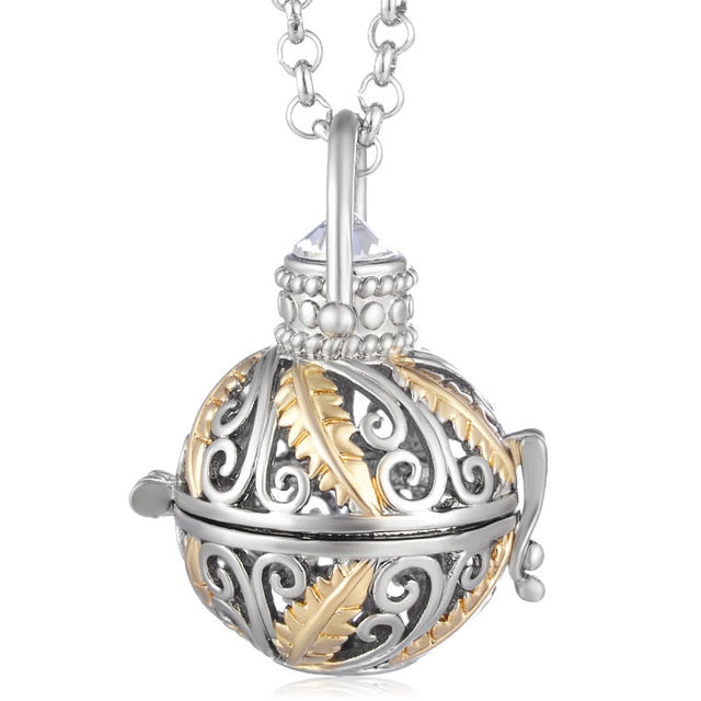 Harmony Locket Angel Ball (Llamadores de Ángeles) - Two Tone Leaves