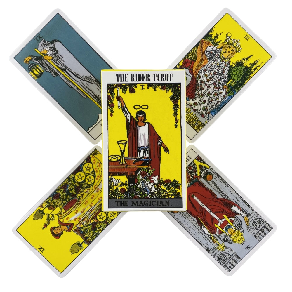 Rider Illuminated Tarot Deck with Guidebook