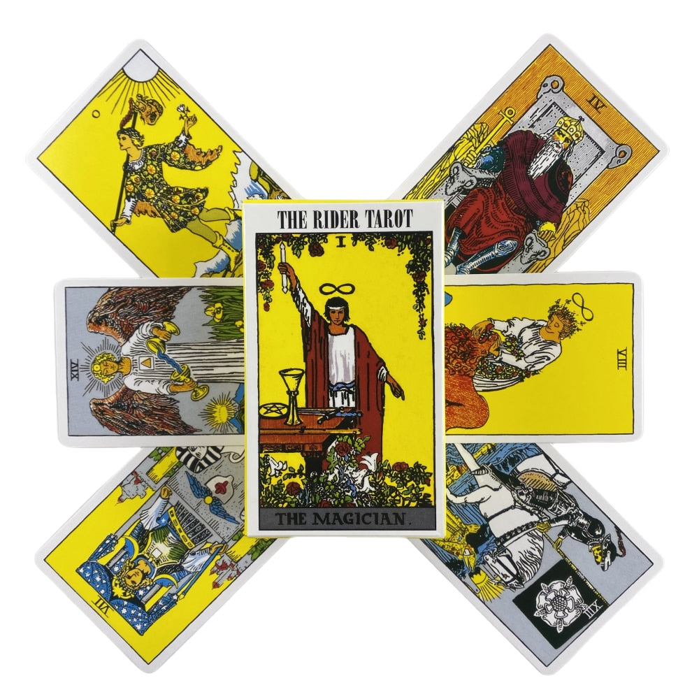 Rider Illuminated Tarot Deck with Guidebook