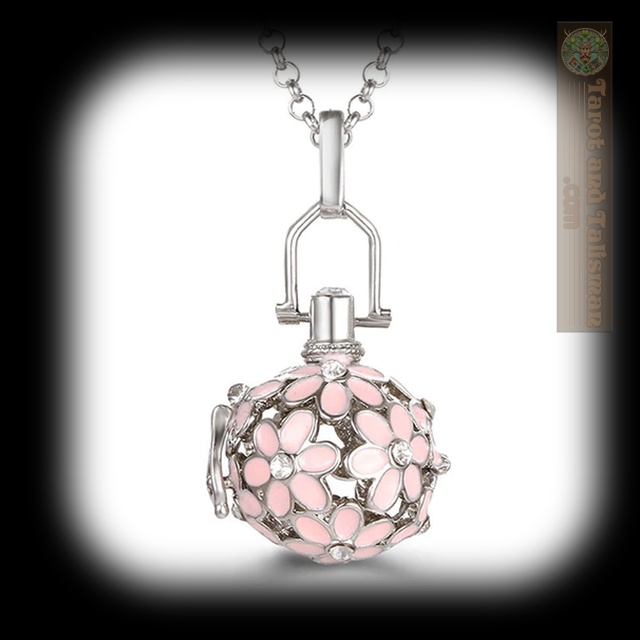Harmony Locket Angel Ball  (Llamadores de Ángeles) - Pink Flowers