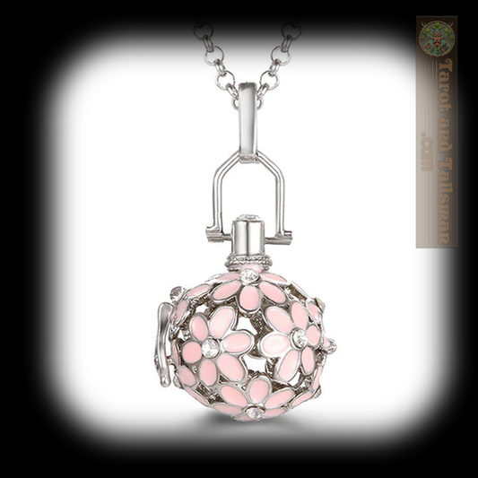 Harmony Locket Angel Ball  (Llamadores de Ángeles) - Pink Flowers