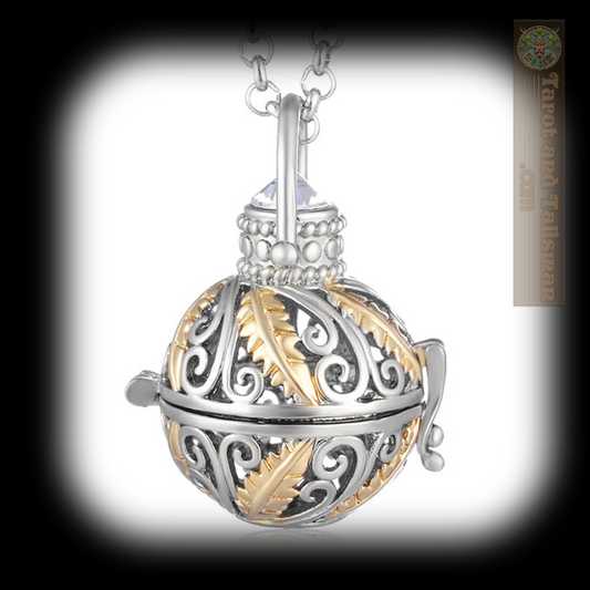 Harmony Locket Angel Ball (Llamadores de Ángeles) - Two Tone Leaves