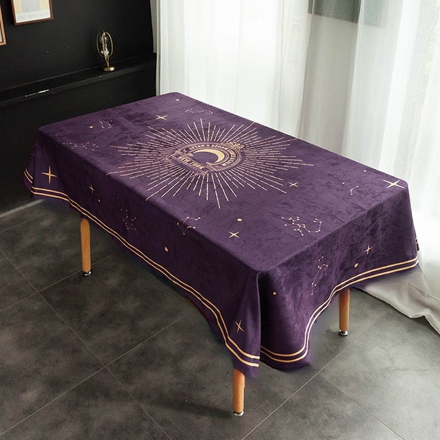 Ethereal Elements Tarot Tablecloth: Anti-Fouling and Waterproof